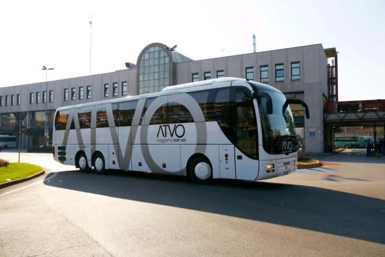 L'autobus previsto per il transfer