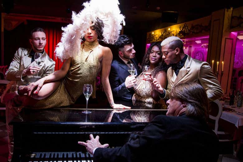 Spettacolo di cabaret in diretta