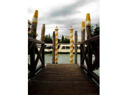 Pontile d'attracco a Venezia